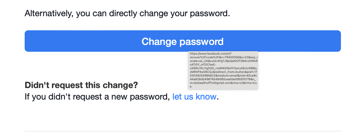 Facebook Recovery Codes ITS